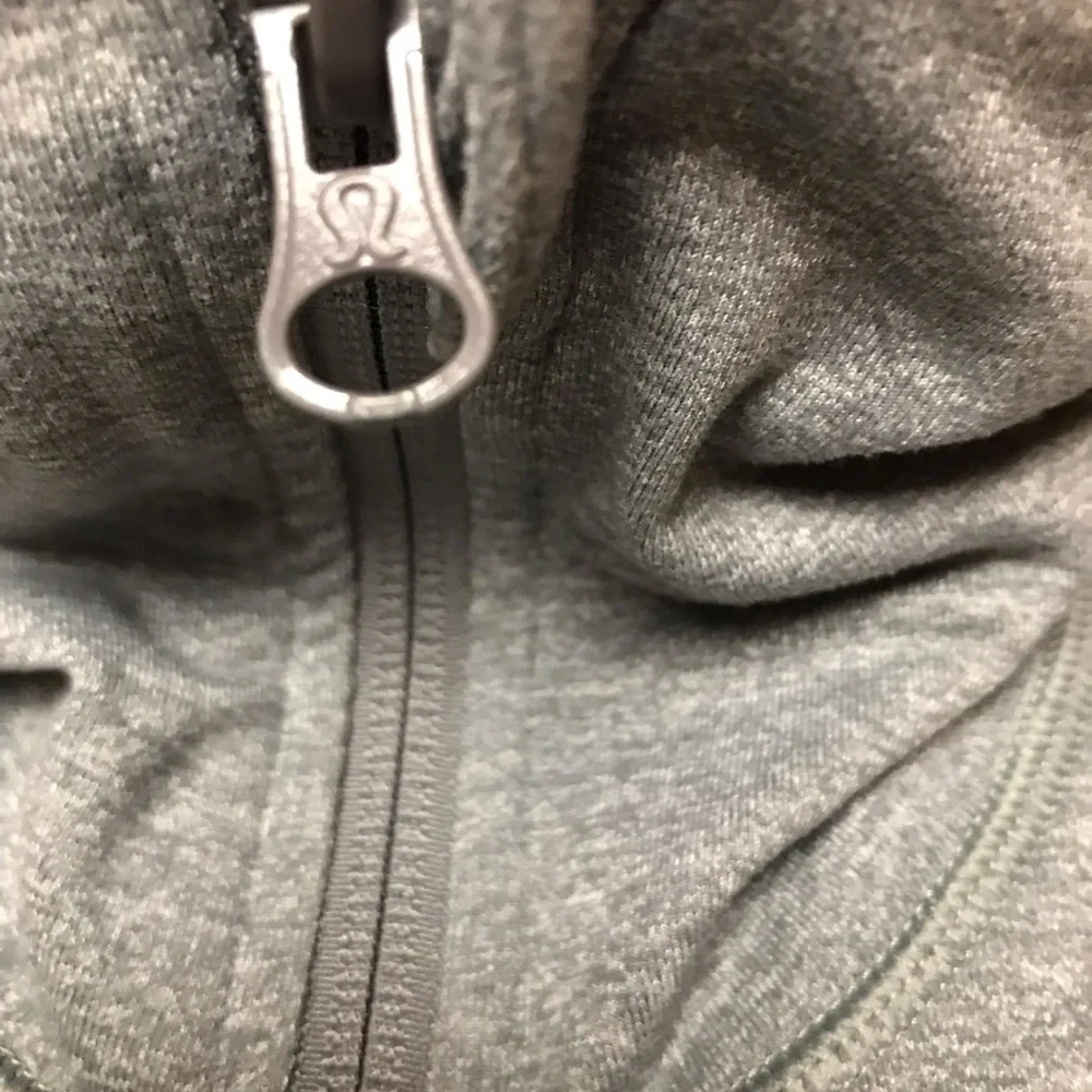 Lululemon" In Stride Jacket Gray Graphic Running-Full Zip - Picture 11 of 11